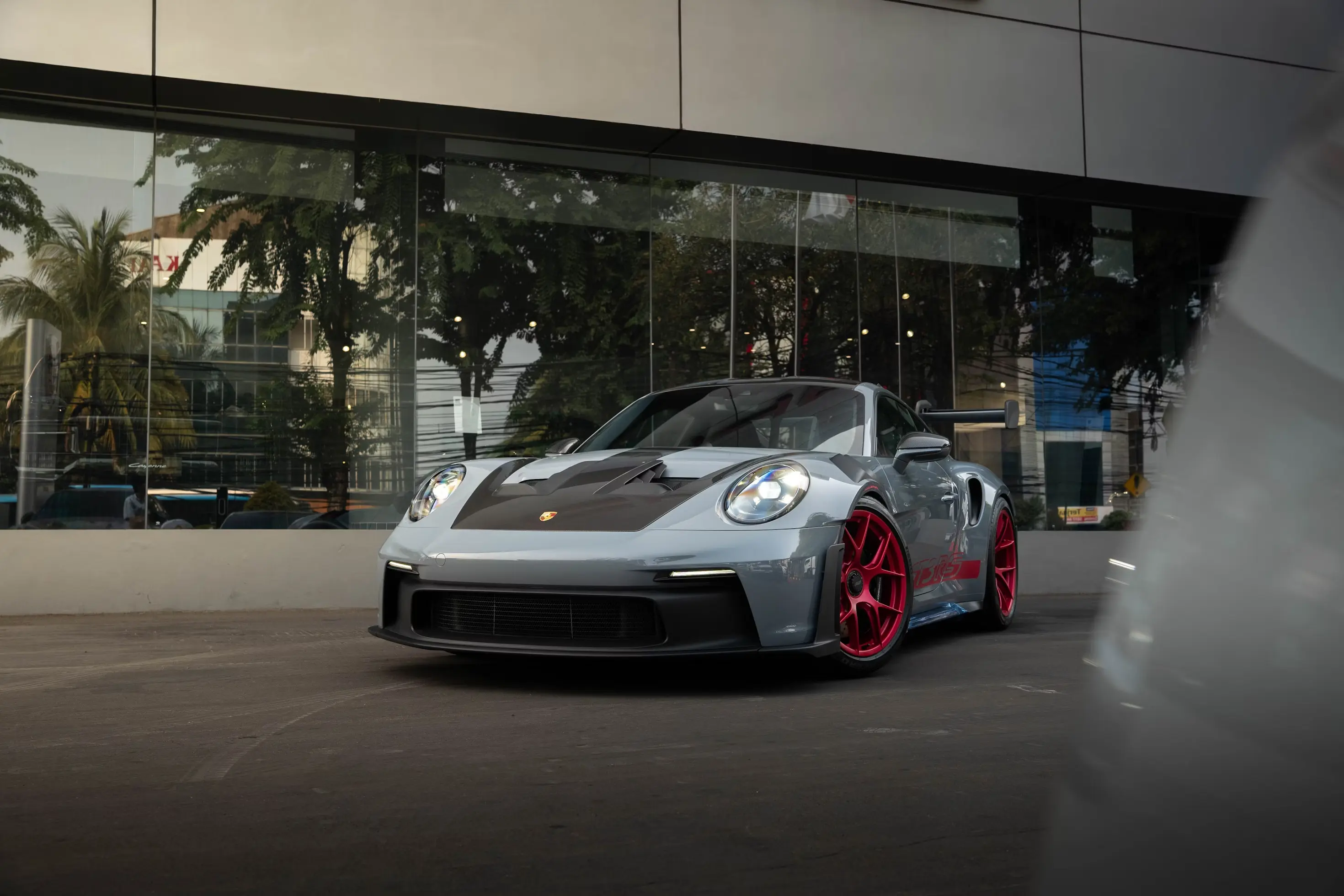 Image de présentation d'une porsche 911 GT3 rs