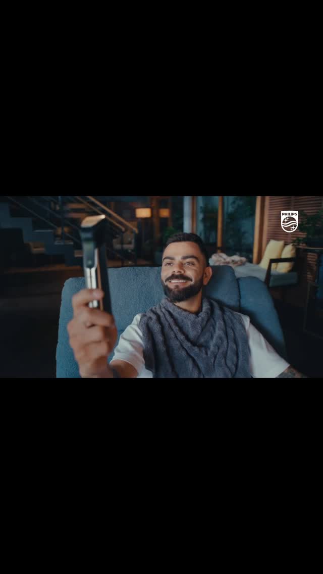 Virat Kohli con su Philips All-in-One Trimmer