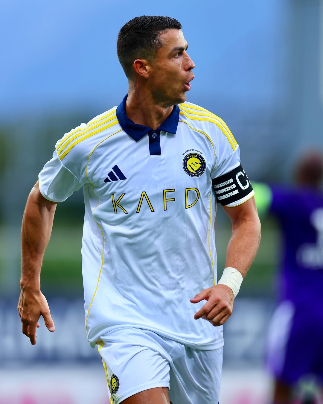 Cristiano Ronaldo entrenando