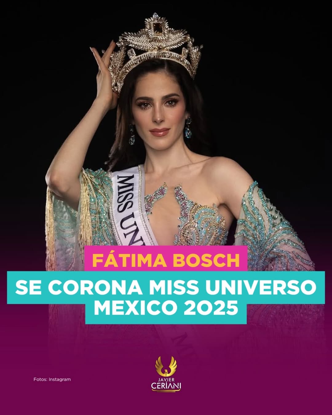 Fátima Bosch coronada Miss Universo México 2025