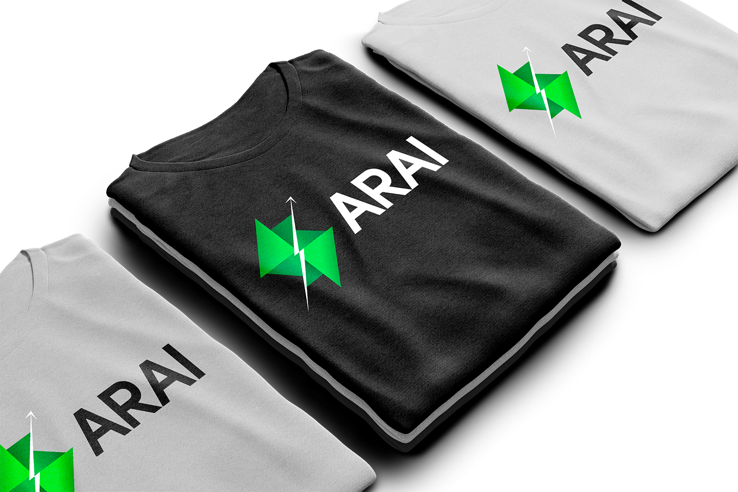 T-Shirt ARAI - Black and white