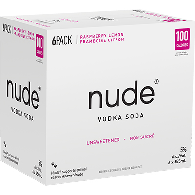 NUDE VODKA SODA - RASPBERRY LEMON CAN