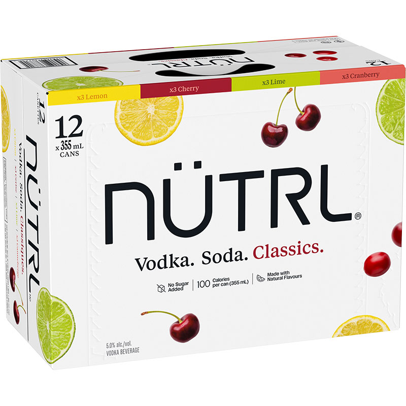 NUTRL - VODKA SODA MIXED PACK CAN