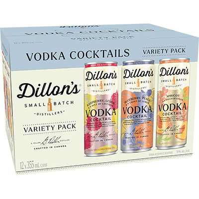 DILLONS VODKA - COCKTAIL VARIETY PACK
