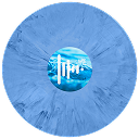 Disco de vinilo con efecto splatter salpicado