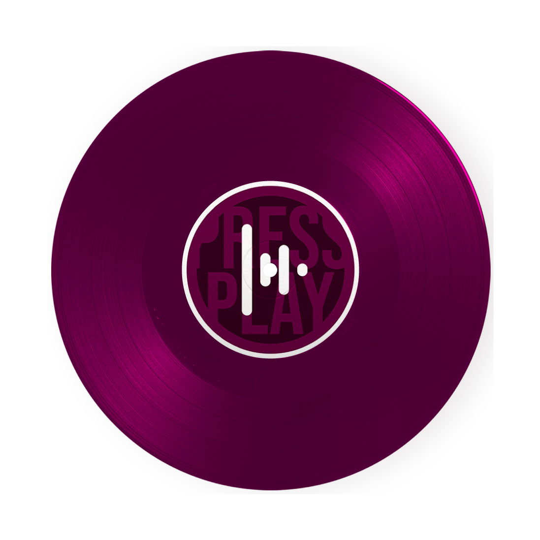 Disco de vinilo en color sólido