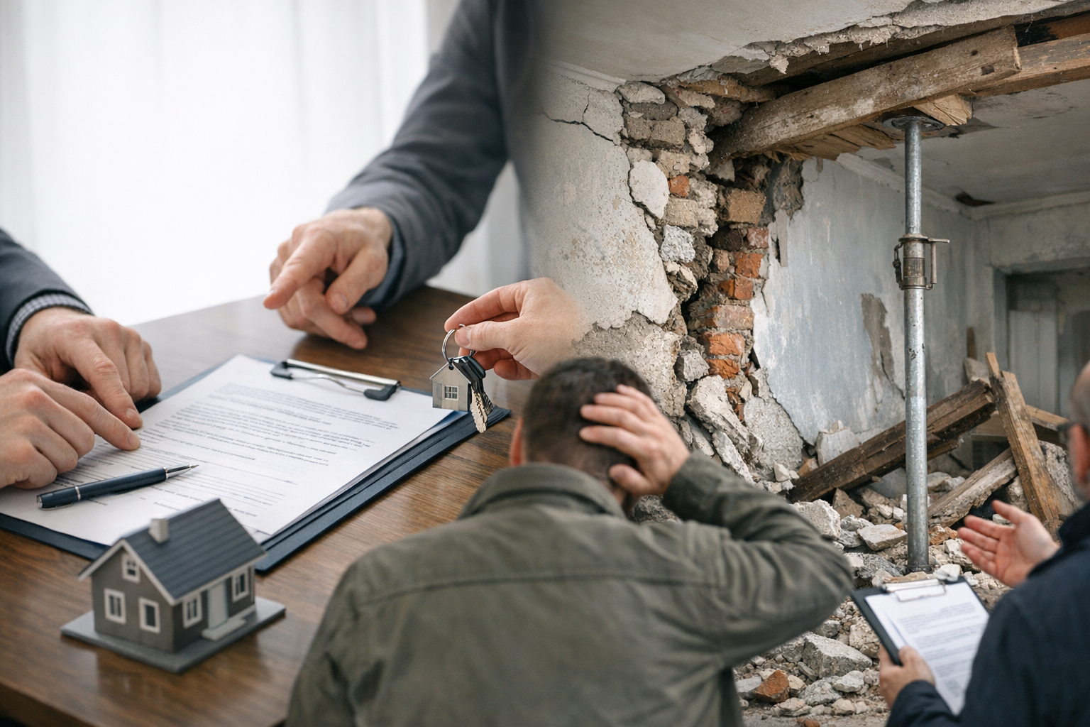 Може ли да се развали сделка за имот при премълчани конструктивни проблеми?