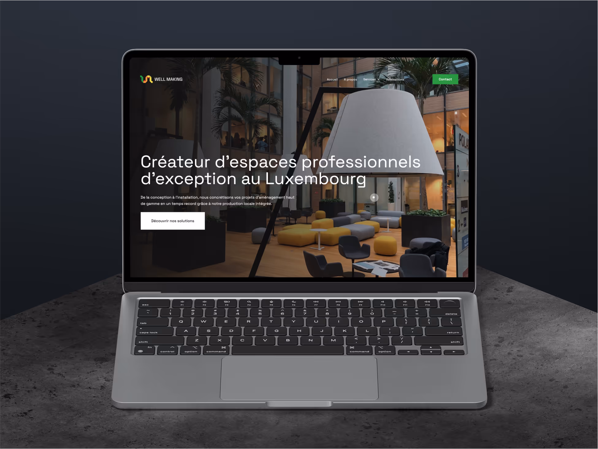 Un site pensé pour clarifier l’offre, incarner l’excellence sur mesure de Wellmaking et renforcer sa notoriété auprès des grands comptes.