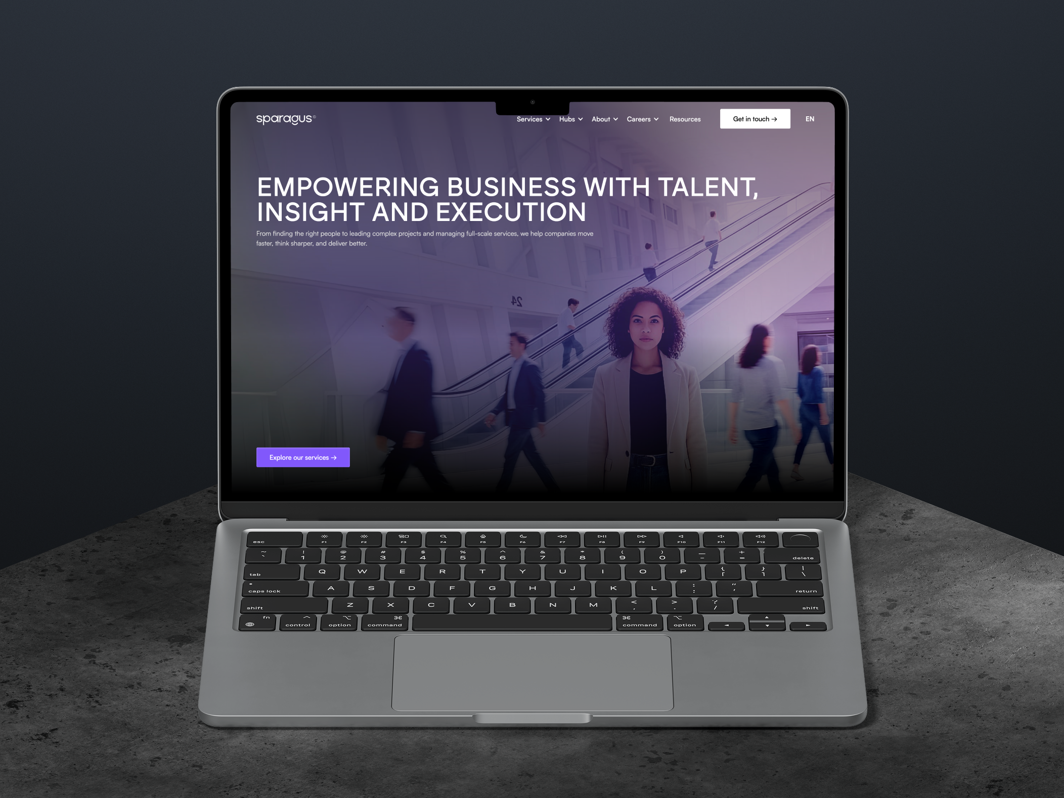 A multilingual Webflow website designed to clarify Sparagus’s services, showcase their new brand identity, and directly support their growth and acquisition goals.
