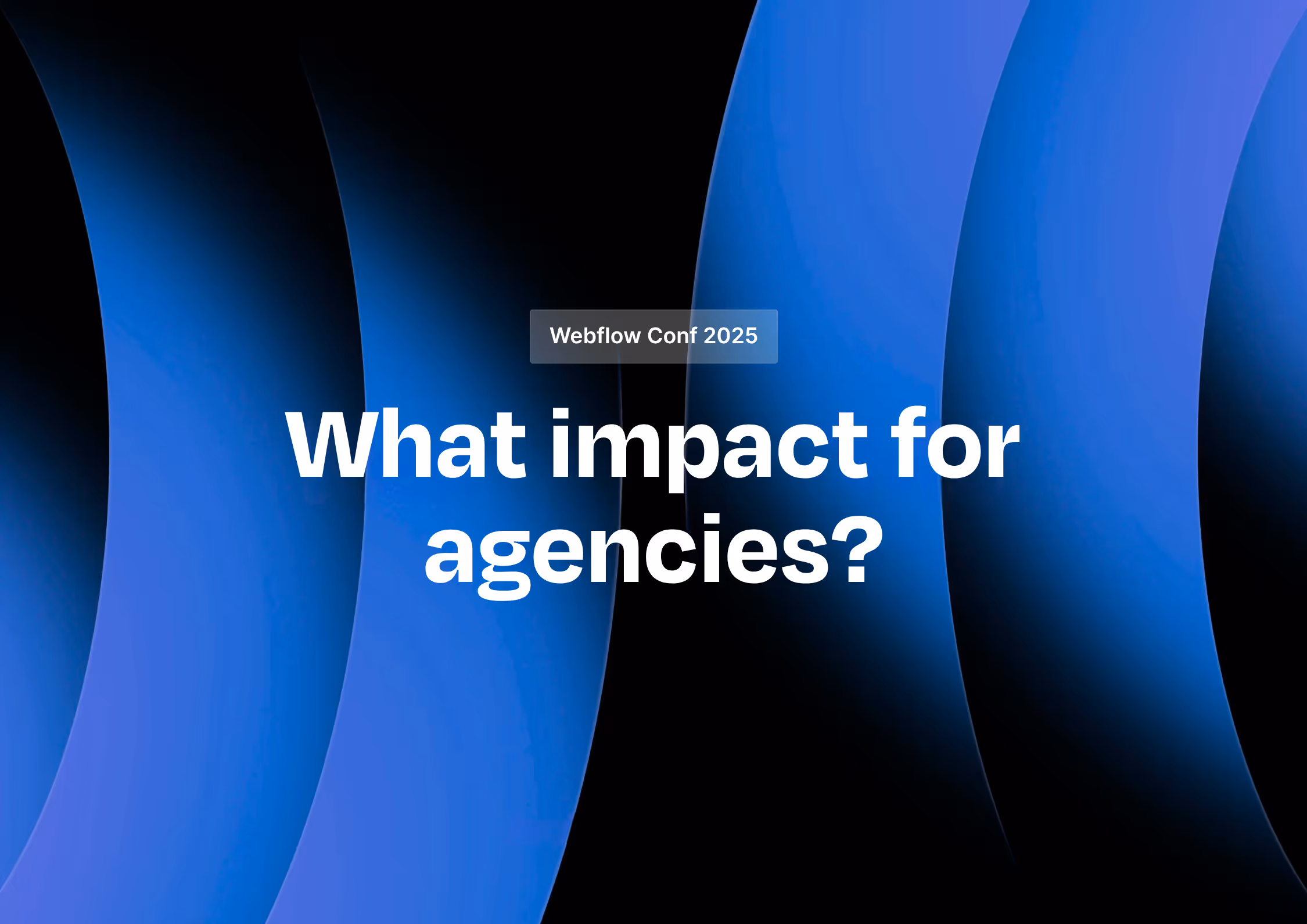 The Webflow Conference just wrapped up: AI, real-time collaboration, and a new CMS are shaking up web creation for agencies.