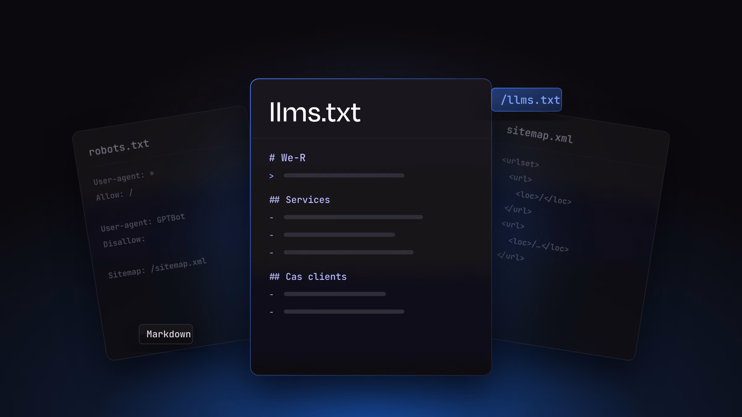 llms.txt presents your website to AI in a simple text file. What it does, what it doesn't, what we put in ours and how to create yours in a few minutes.