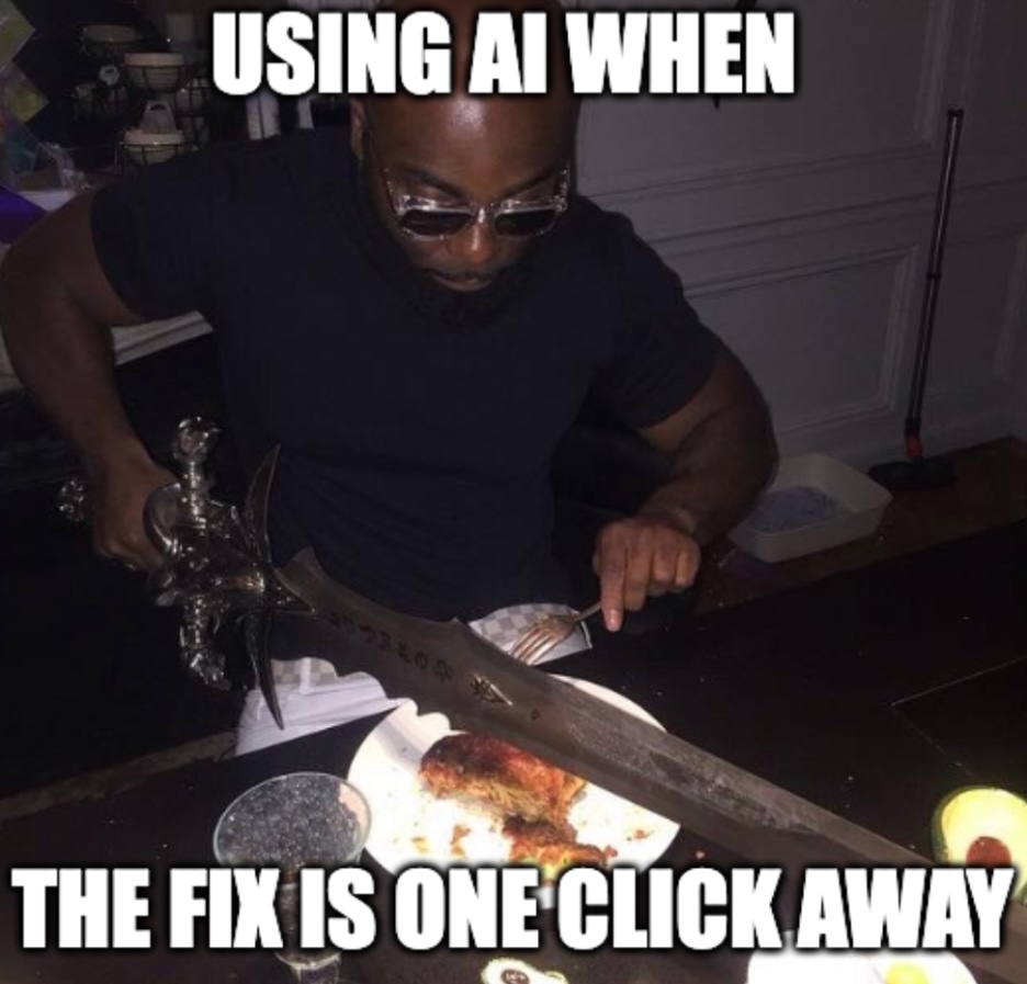 The best AI-coded app is the one you don't have to build