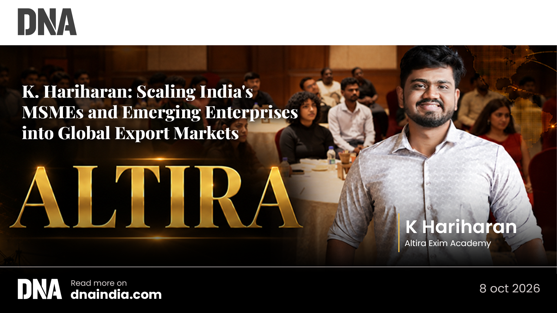 DNA India — K. Hariharan feature