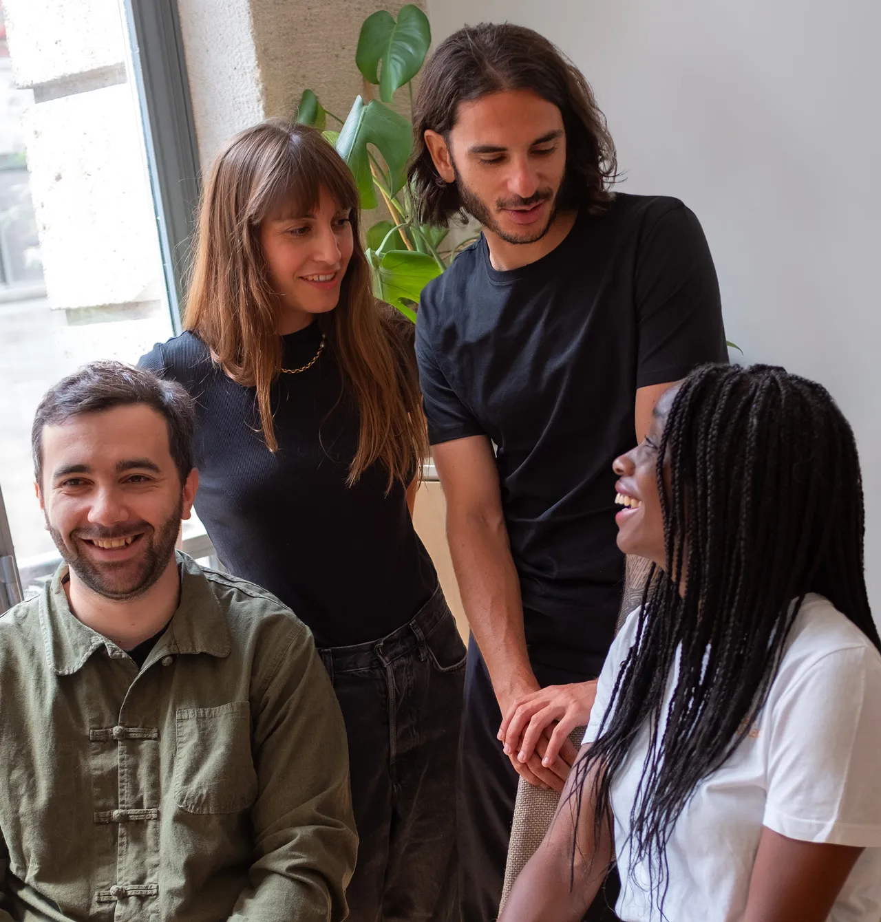 Photo Hugo Dauzats, Camille Cazenave, Paco Ziani, Marie-Renée Mbock — Équipe cabinet ORSO Avocats Paris