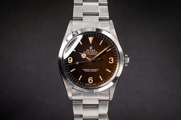 1966 Rolex Explorer 1016 Tropical Gilt Dial