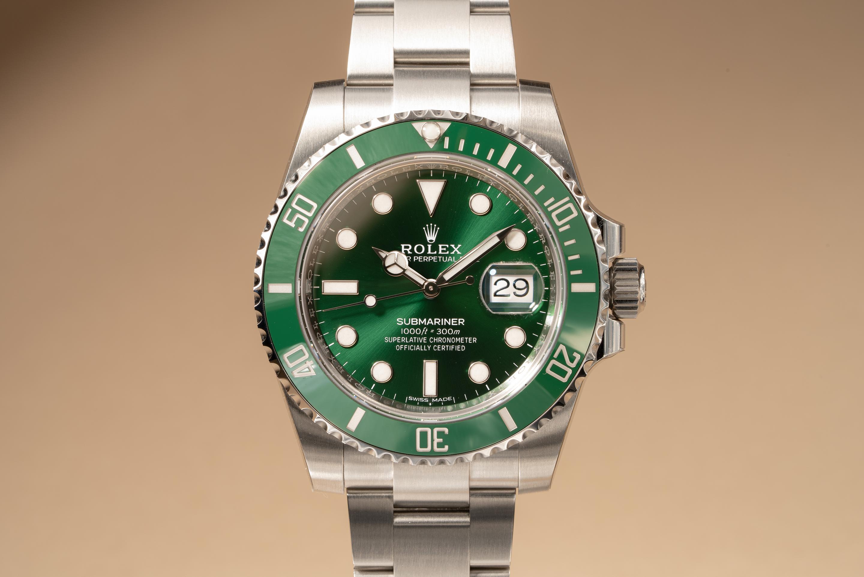Rolex Hulk 116610LV: The Green Submariner Guide