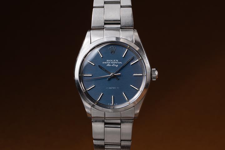 1977 Rolex Air-King 5500 Blue Dial