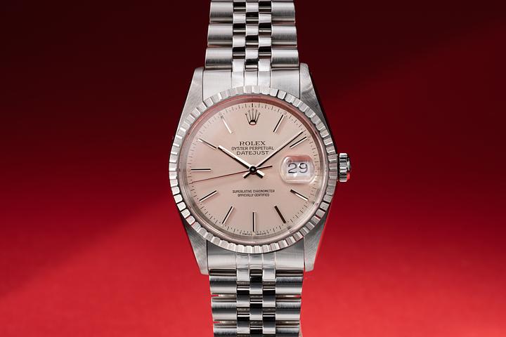 1991 Rolex DateJust 16220 Silver Dial