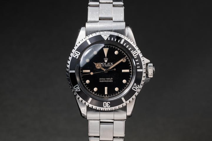 1961 Rolex PCG Submariner 5512 Gilt Chapter Ring Dial