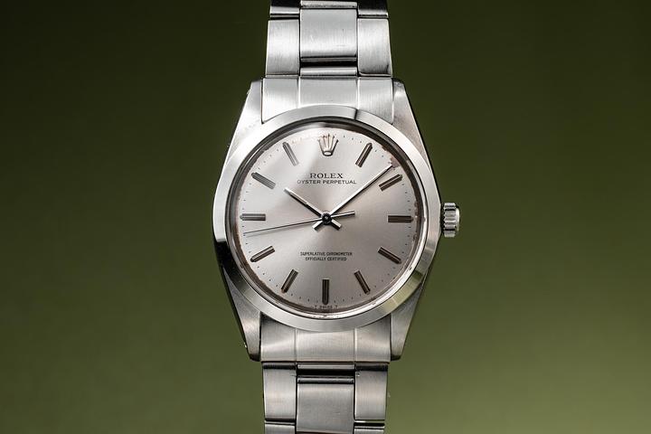 1966 Rolex Oyster Perpetual 1018 Silver Dial