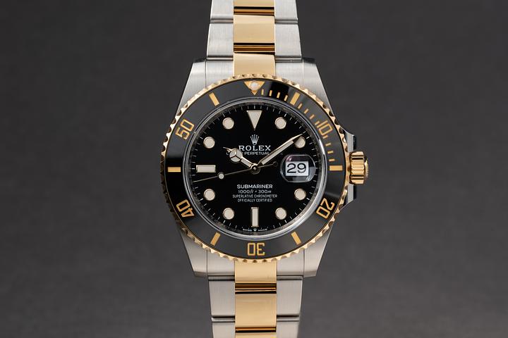2022 Rolex Two-Tone Submariner 126613LN with Box and Papers
