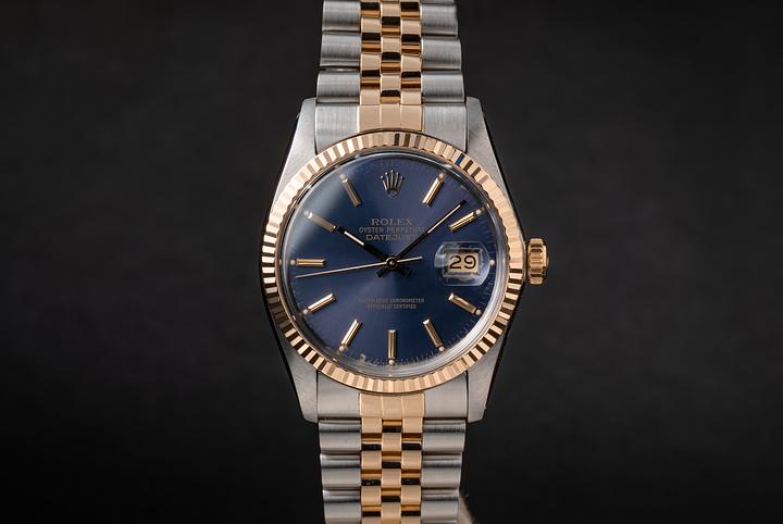 1984 Rolex Two-Tone DateJust 16013 Purple Dial