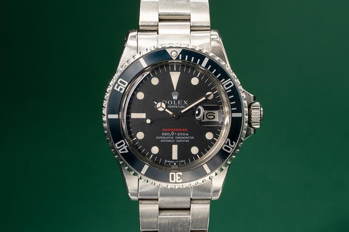 1972 Rolex Red Submariner 1680 with Mark 4 Dial
