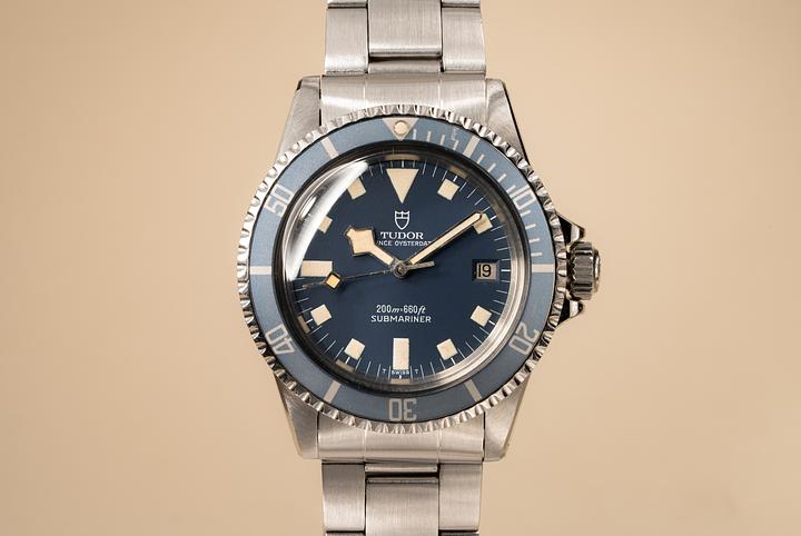 1981 Tudor Submariner Snowflake 94110 Blue