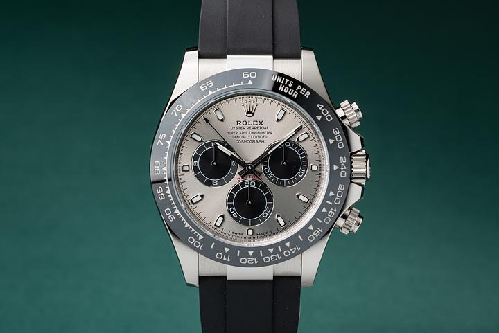 2021 Rolex 18K WG Daytona 116519 Silver Dial with Box and Papers