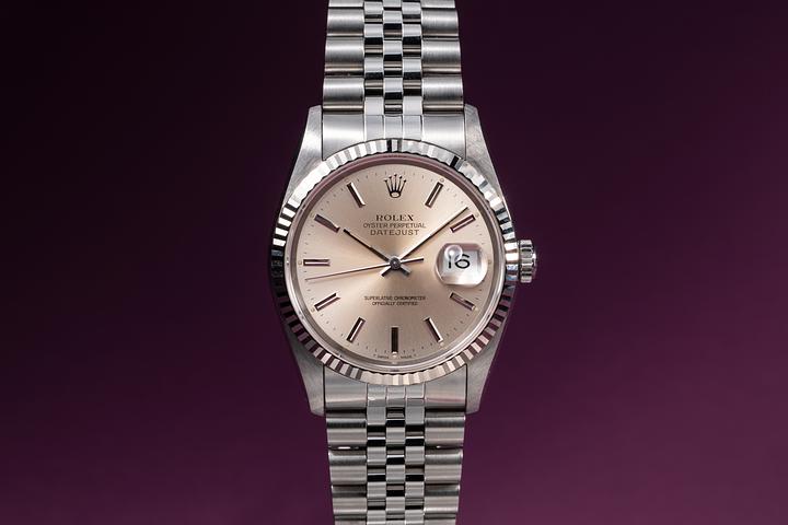1991 Rolex DateJust 16234 Silver Dial