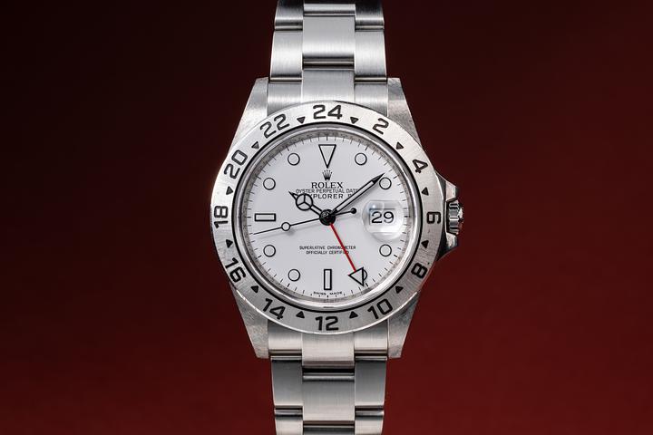 2010 Rolex 3186 Explorer II 16570 White Dial with Papers