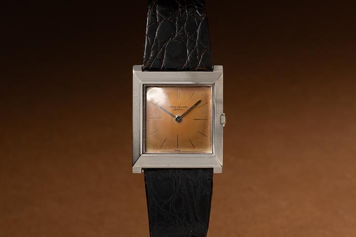 1971 Patek Philippe WG Square Watch 3404 Tropical Dial