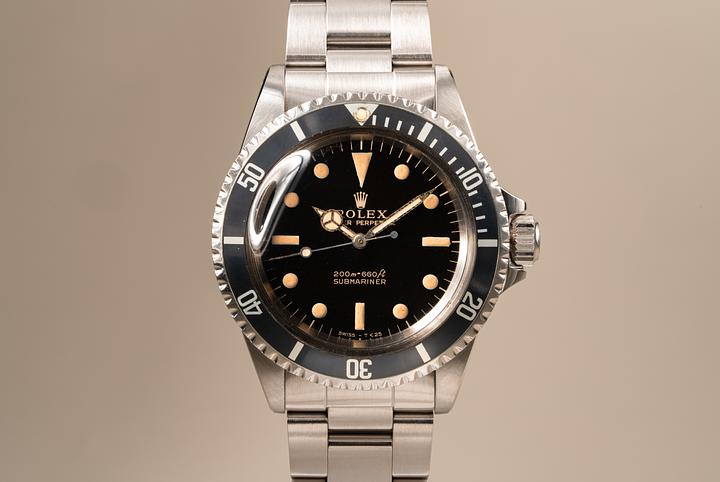 1966 Rolex Submariner 5513 with Gilt Dial
