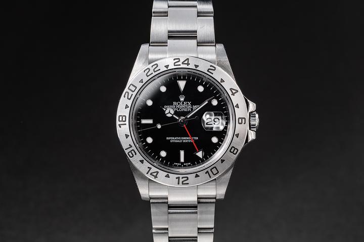 2003 Rolex GMT Explorer II 16570 Black Dial with Box