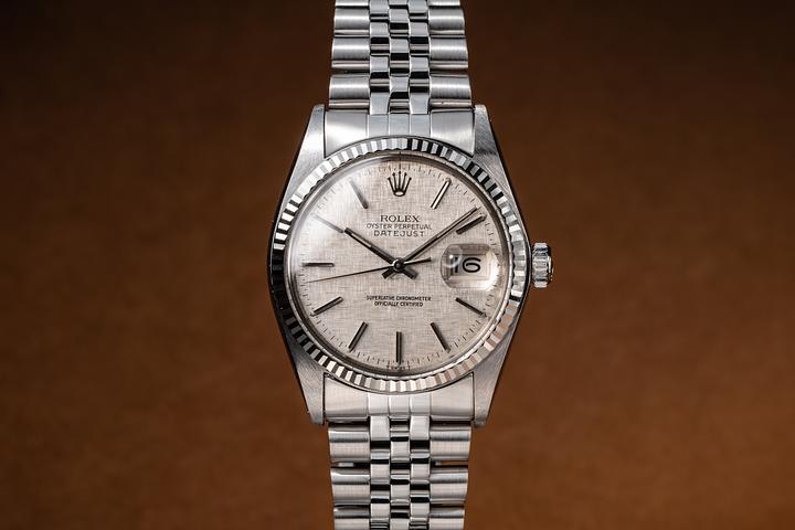 1986 Rolex DateJust 16014 Silver Linen Dial with Papers