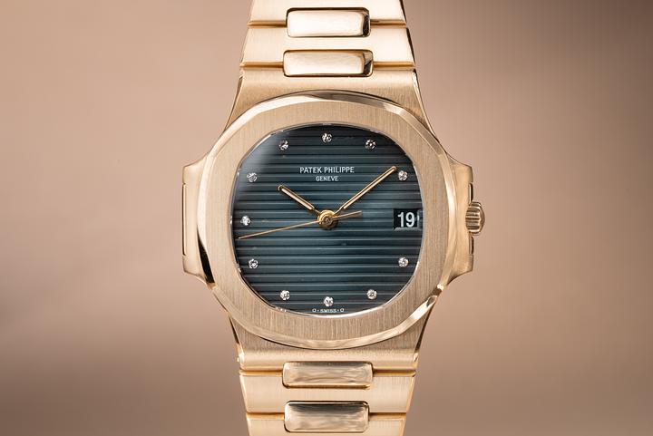Patek Philippe 18k YG Gold Nautilus 3800 Diamond Dial
