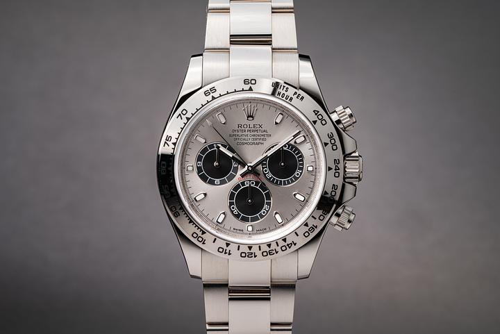 2017 Rolex 18K WG Daytona 116509 Silver Dial with Papers