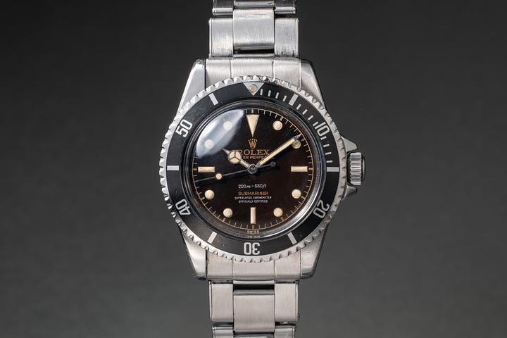 1960 Rolex PCG Submariner 5512 Tropical Gilt Chapter Ring Dial