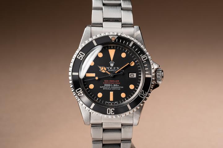 1978 Rolex Double Red Sea-Dweller 1665 MK 4 Dial