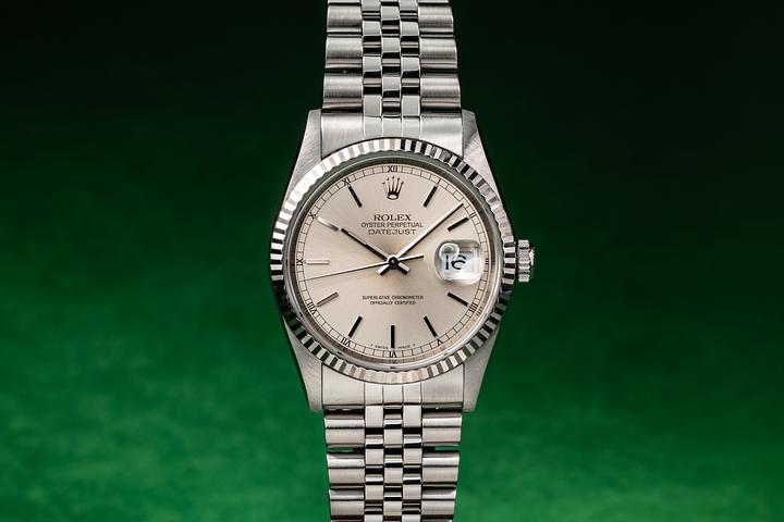 1996 Rolex DateJust 16234 Silver Dial