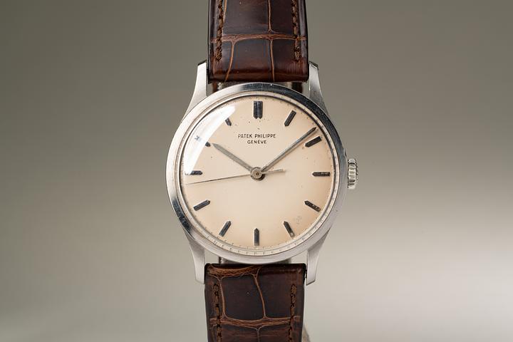 1963 Patek Philippe 18K WG Calatrava 570 with Extract from the Archives