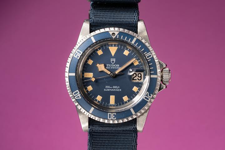 1979 Tudor Snowflake Submariner 94110 Blue Dial