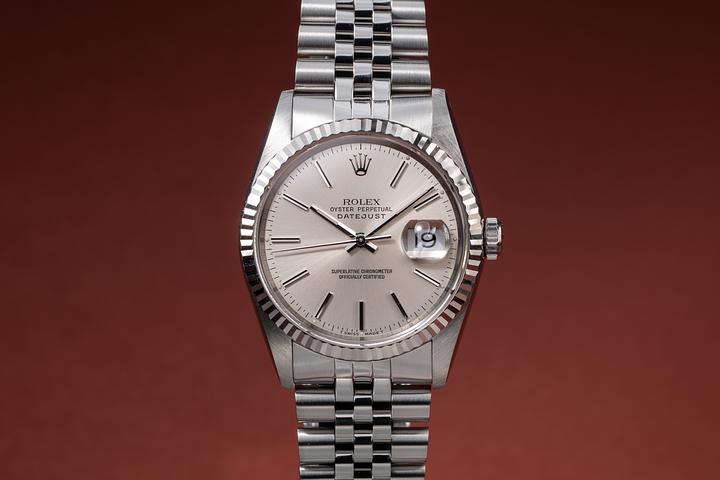 1990 Rolex DateJust 16234 Silver Dial