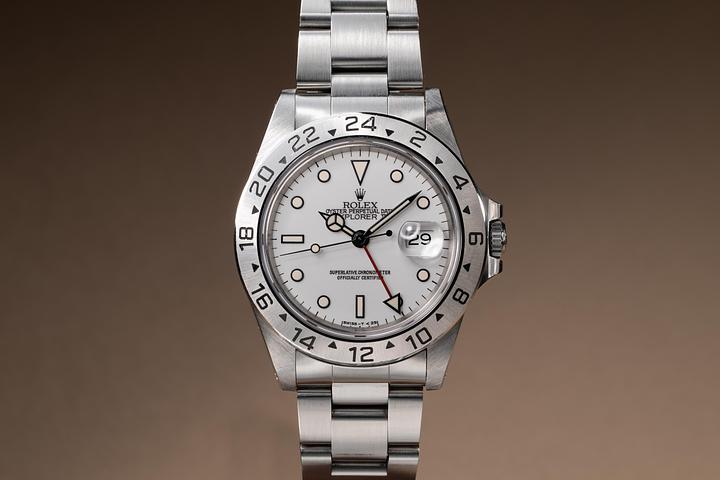 1993 Rolex Explorer II 16570 White Dial