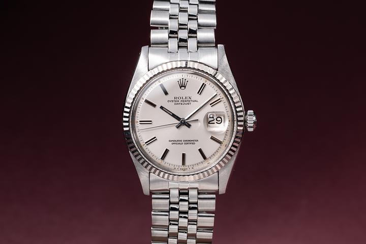 1973 Rolex DateJust 1601 Silver Sigma Dial