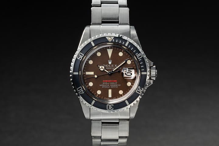 1969 Rolex Red Submariner 1680 Meters First Tropical Dial