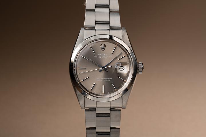 1971 Rolex Date 1500 Grey Dial