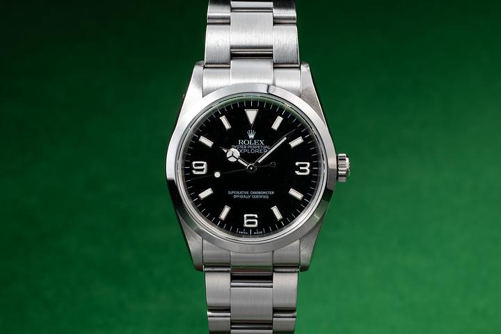 2005 Rolex Explorer 114270 with Box and Papers