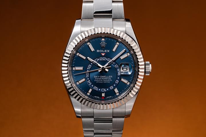 2022 Rolex Sky-Dweller 326934 Blue Dial with Box and Papers