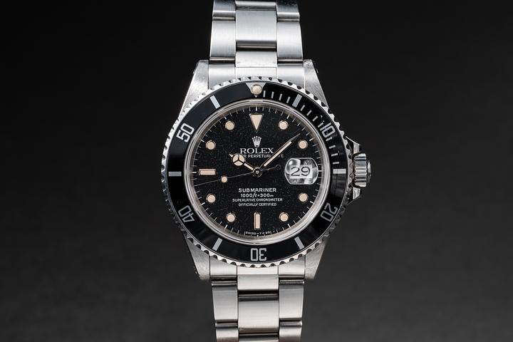 1986 Rolex Submariner 16800 WGS Spider Dial